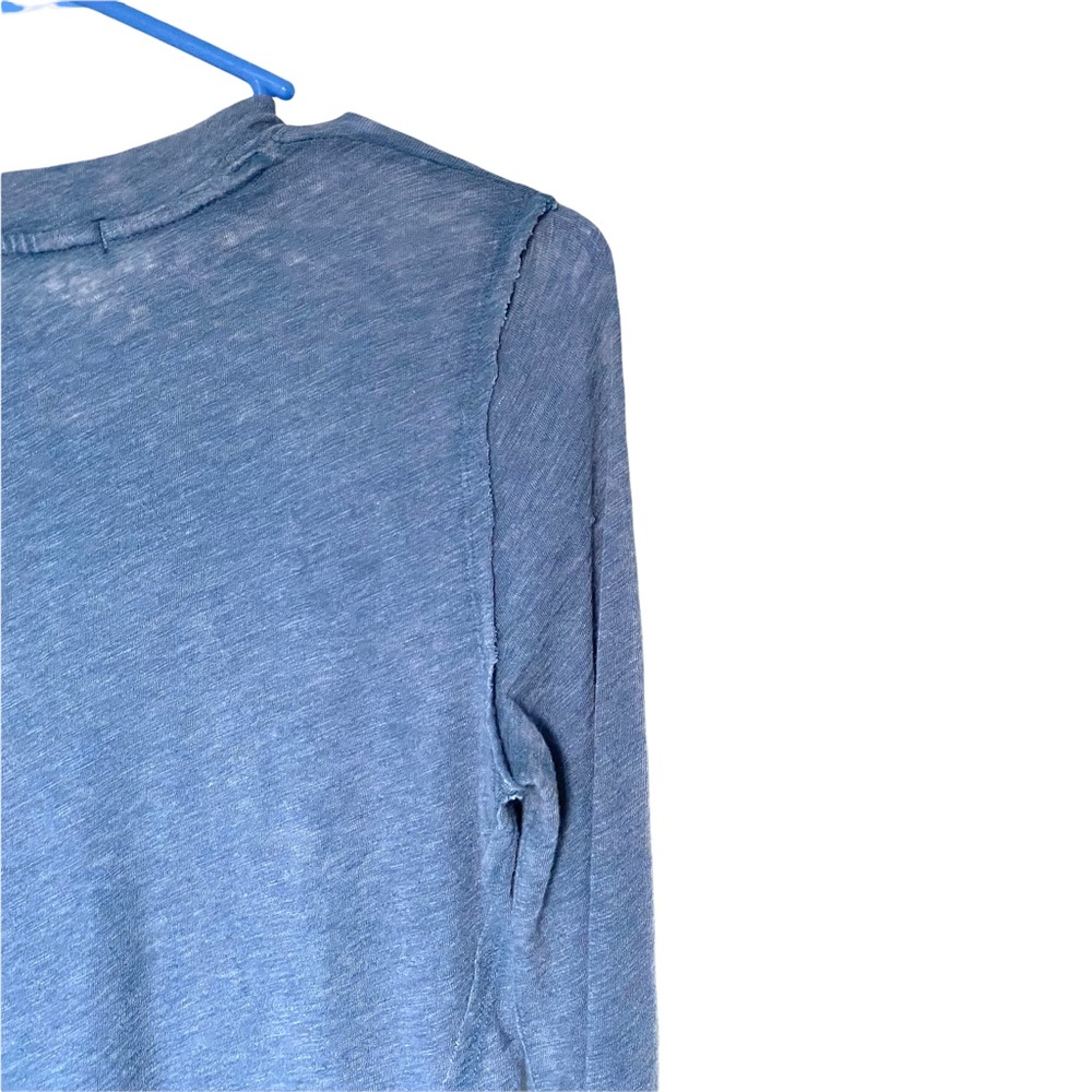 Sold Free People Cecelia Top T Shirt *Bell Sleeves Blue XS - Picture 12 of 16